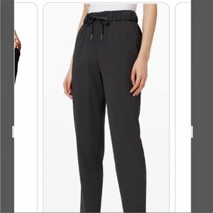 Lululemon Black Straight Leg Track Pants medium